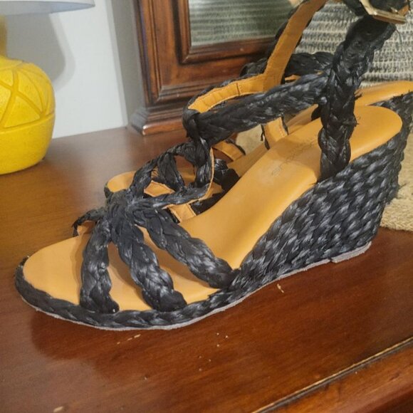 NWOB Andre Assous Womens Madina Espadrille Wedge Sandals Sz 8.5 MSRP $279 - Picture 11 of 12